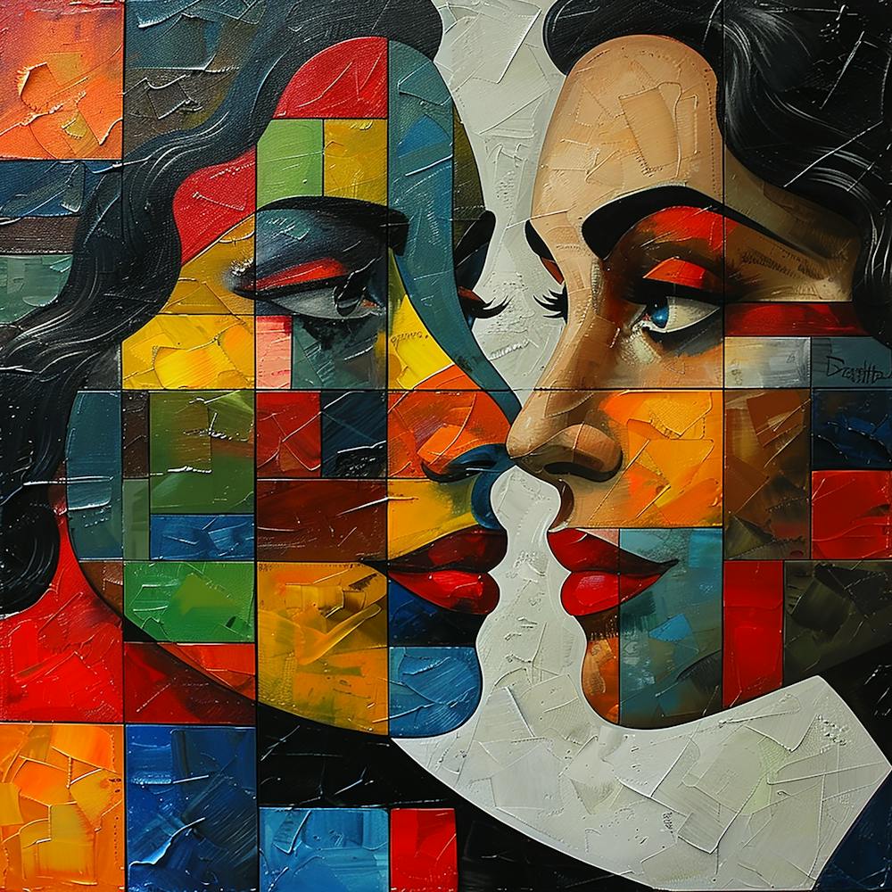 Two Women Face Painting