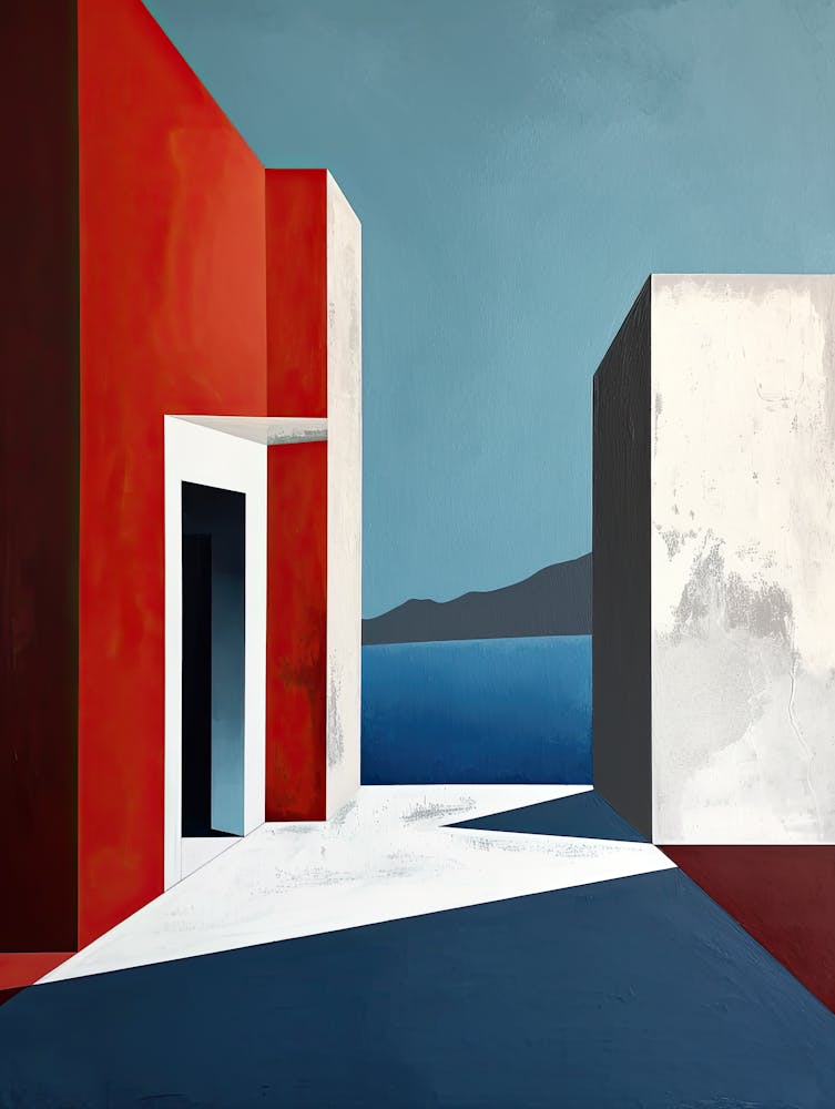 'The Blue Door' Surealism