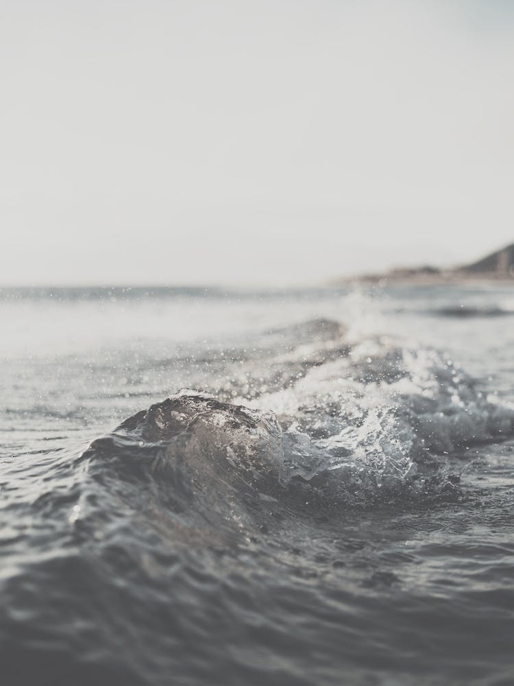 Muted Beach Waves