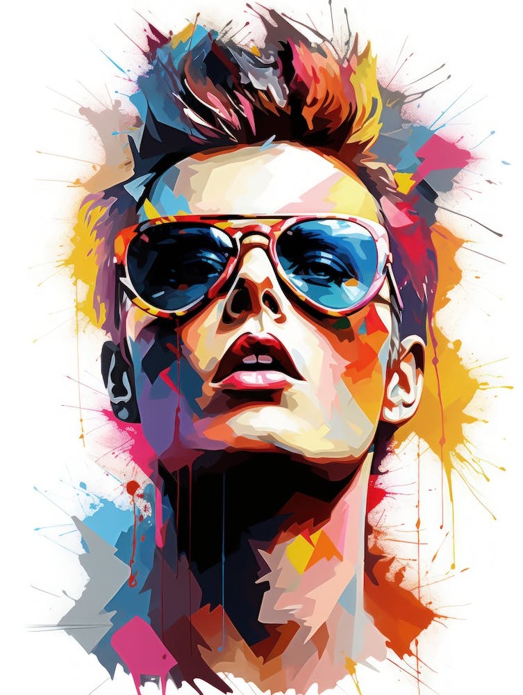 Pop Star Abstract Painting