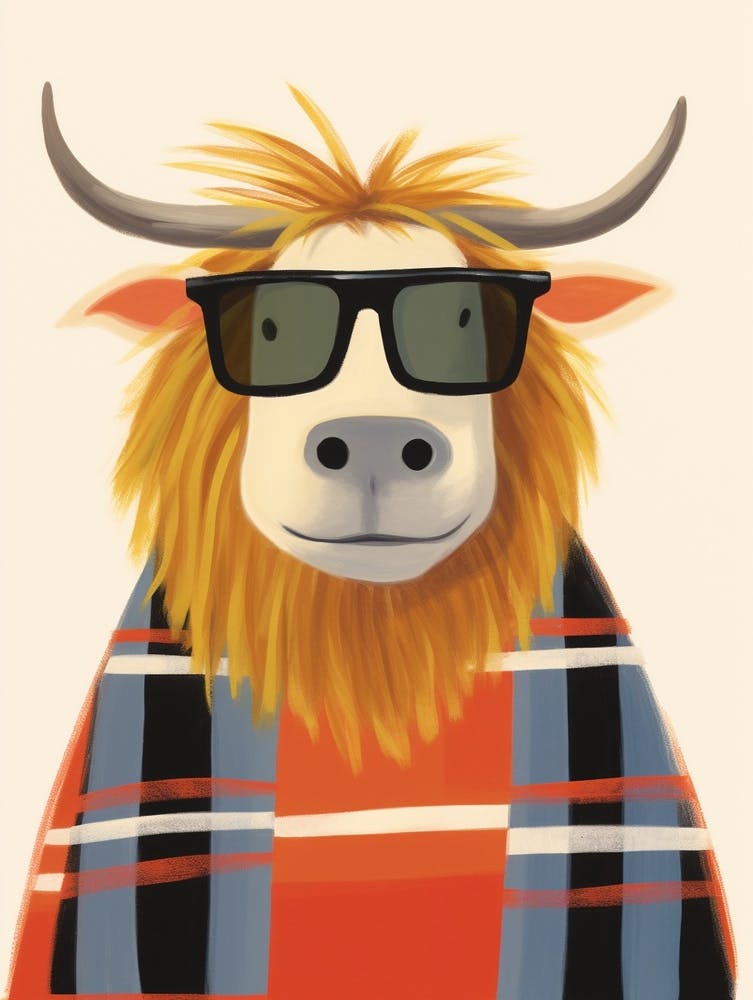 Little Yak 3 Wearing Sunglasses