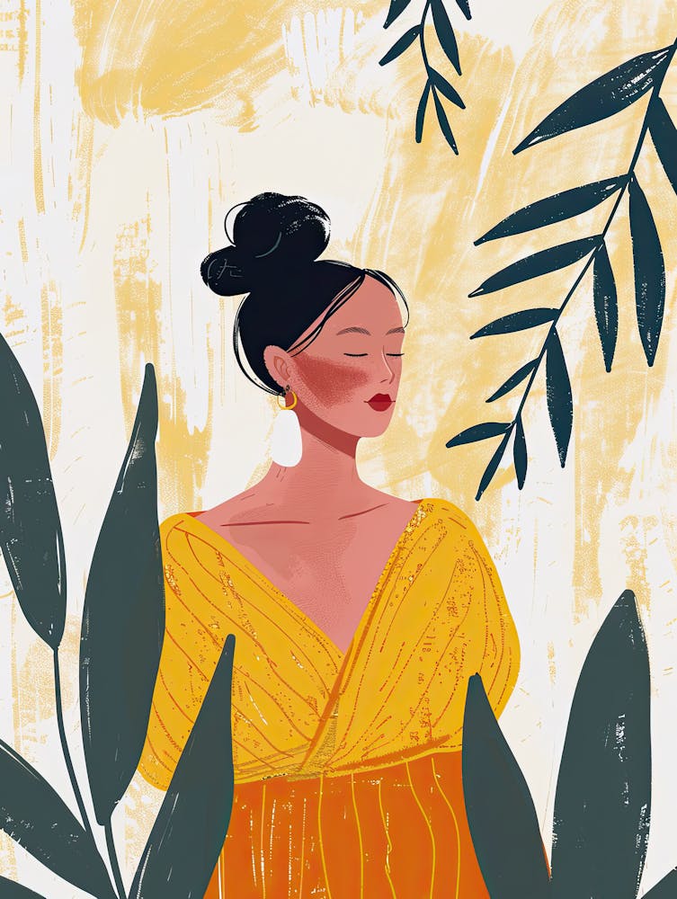 Atomic Dreams Beneath Golden Skies Mid Century Style