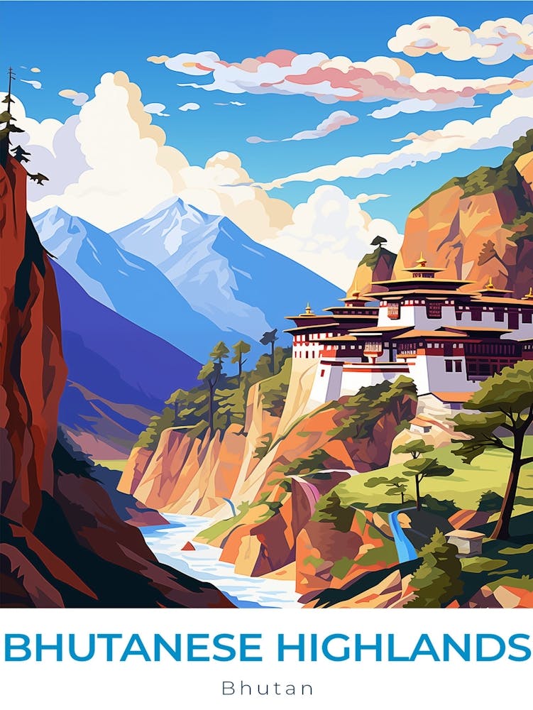 Bhutan Bhutanese Highlands Travel