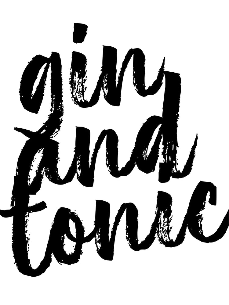 Gin And Tonic Bold Script