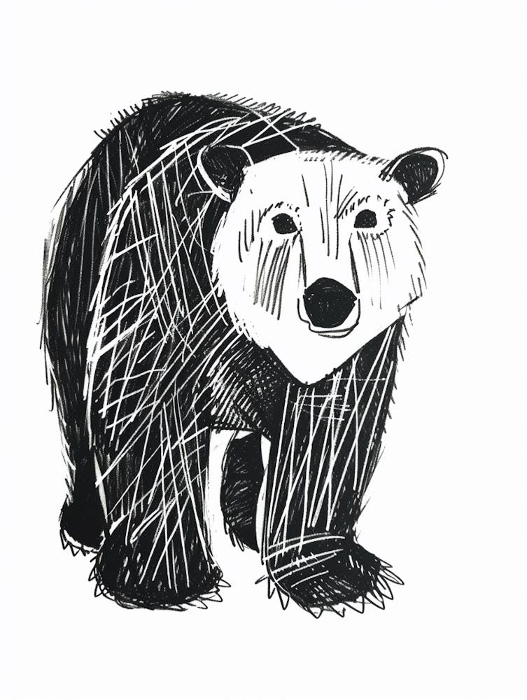 B&W Polar Bear