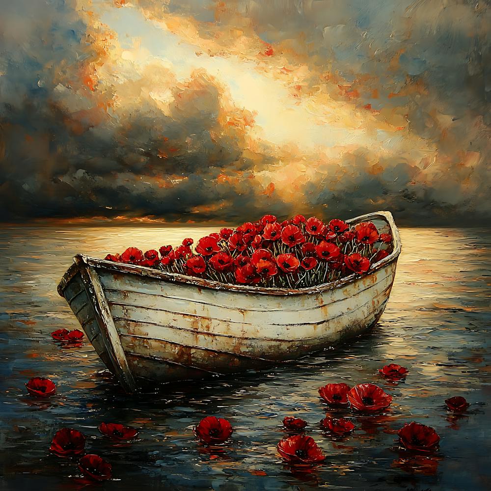 Poppies In A Boat 4