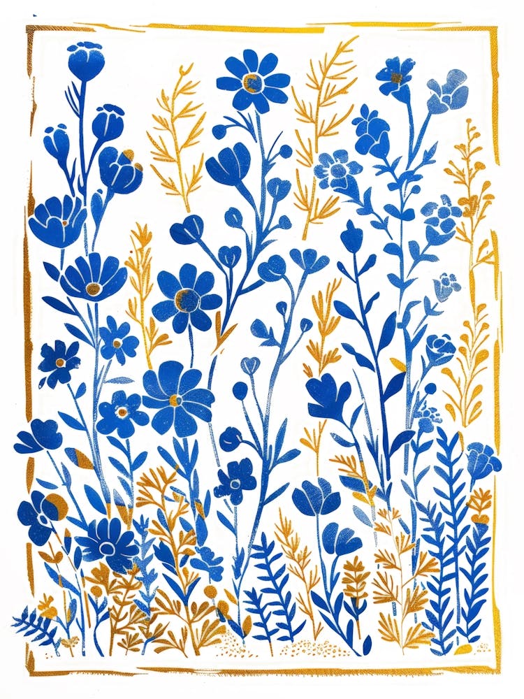 Blue Flowers 58