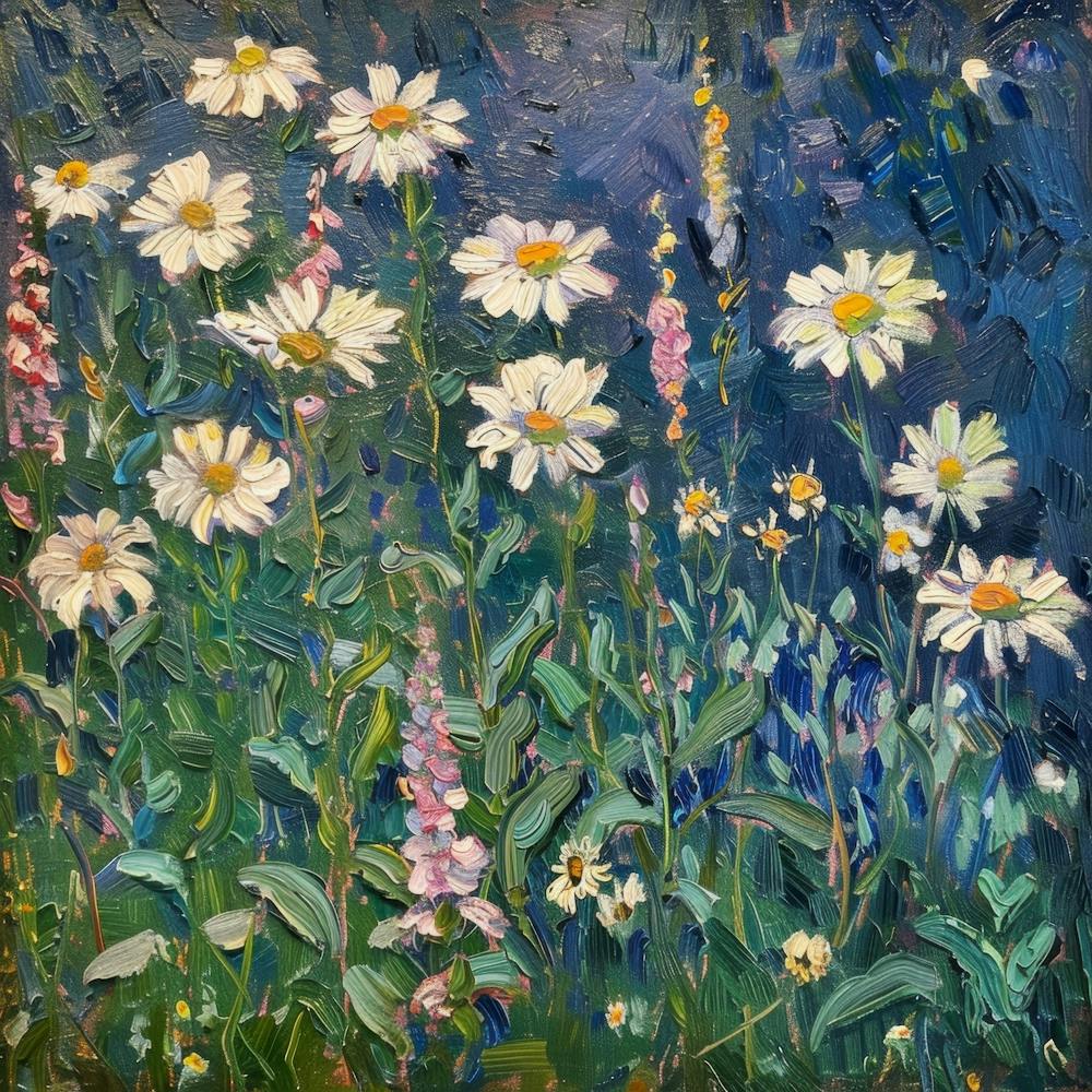 Daisies In The Meadow 2