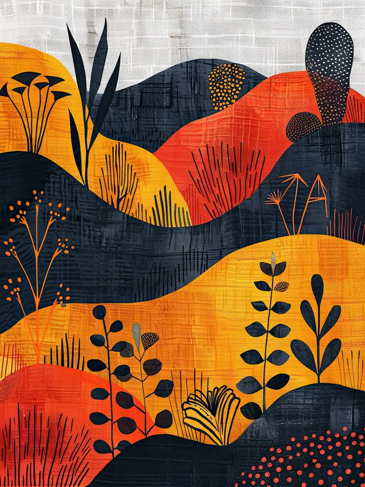 Weightless Worlds Matisse Style