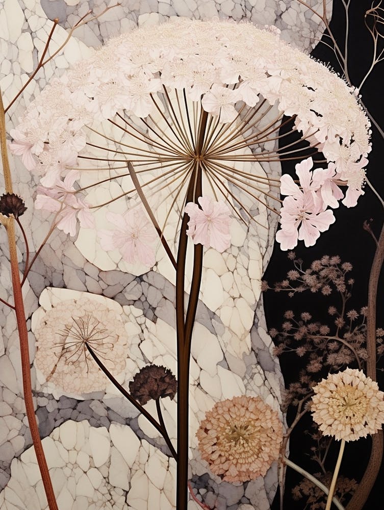 Flower Illustration Queen Annes Lace 4