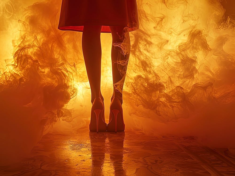 Femme en Rouge