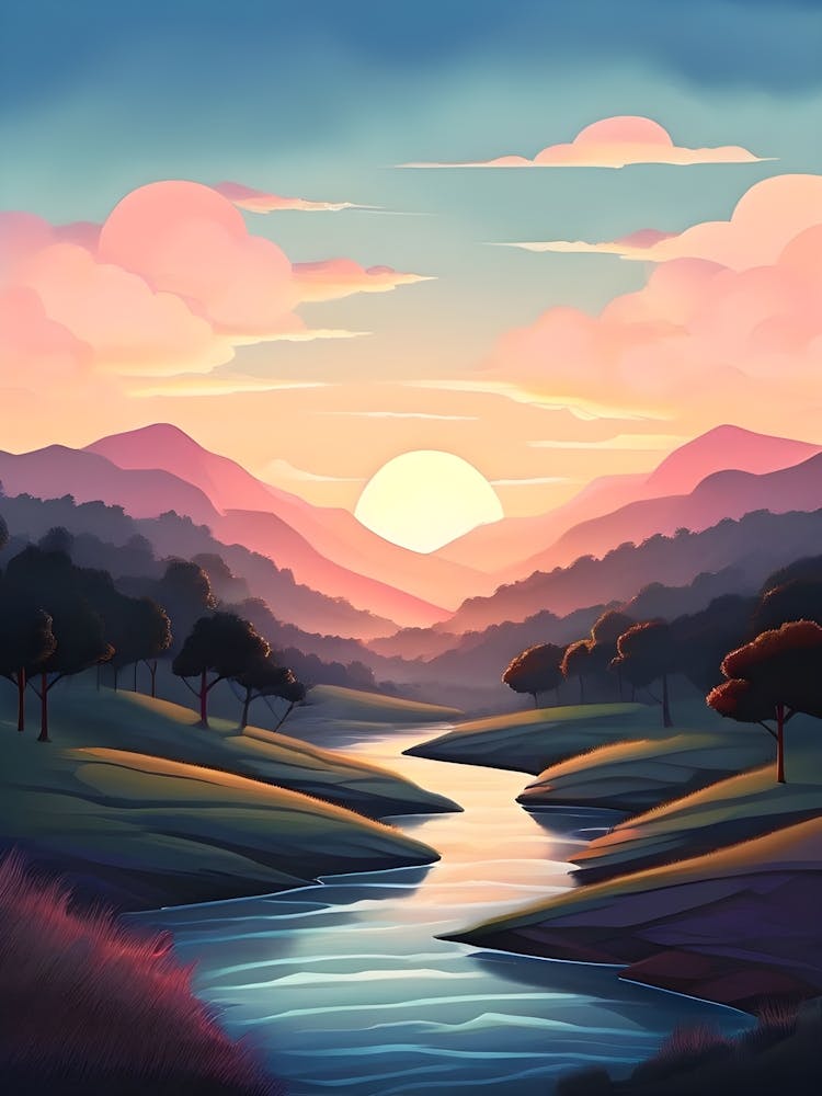 Sunset Landscape 3