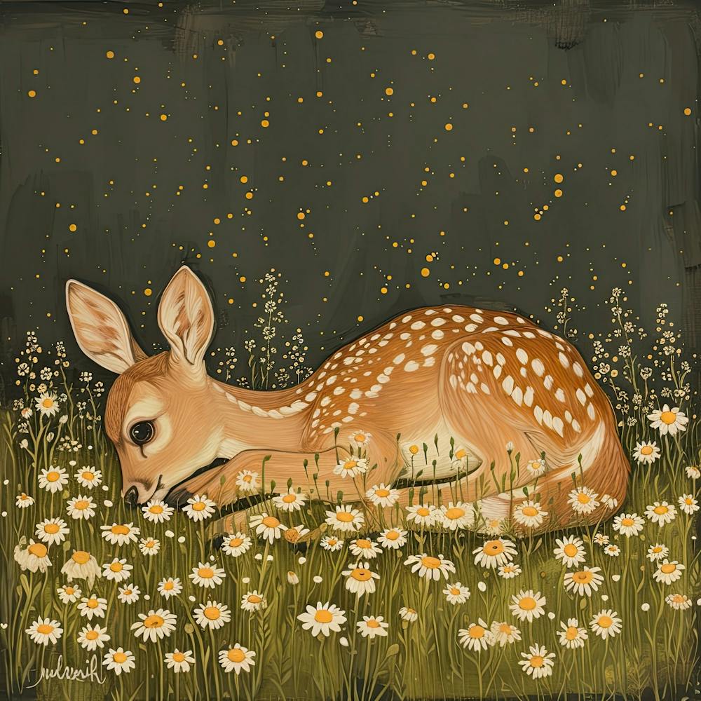 Fawn Fairycore Painting 7