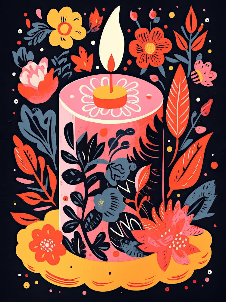 Birthday Cake Illustration 12