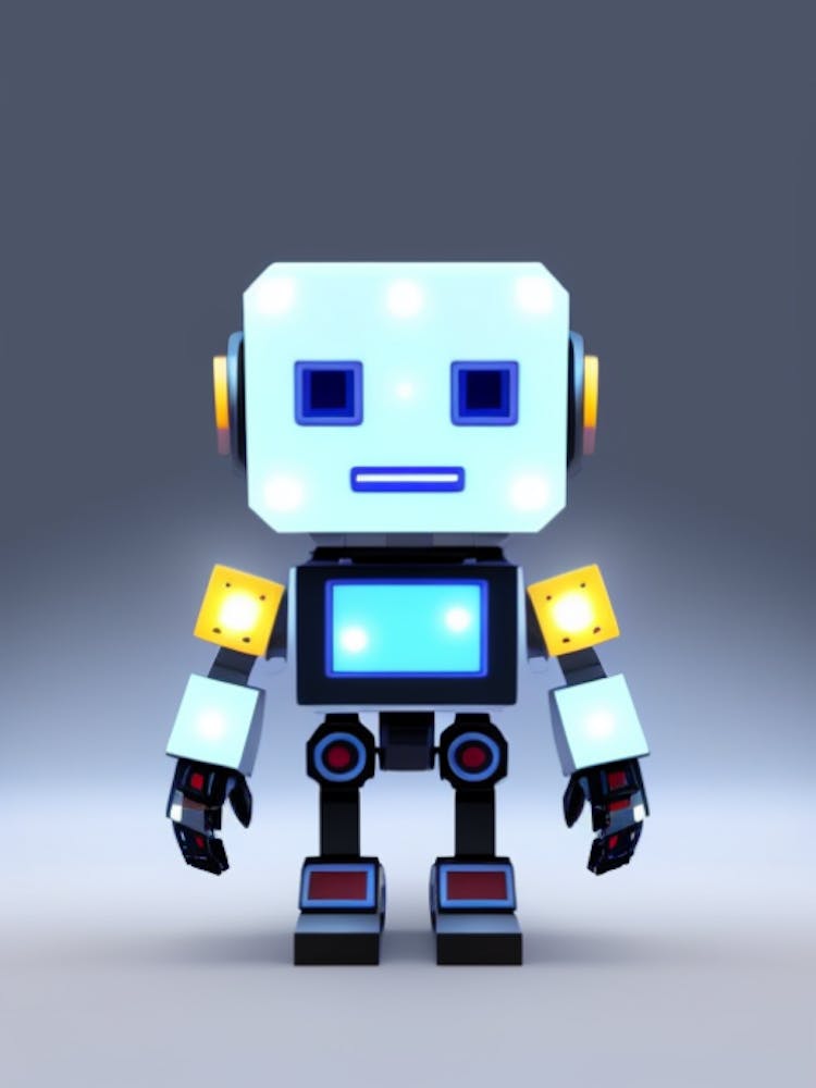 Square Multicolor Robot