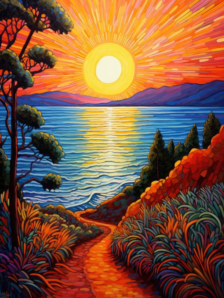 Sunset At The Beach 1