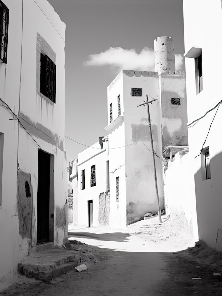 Tangier, Morocco, Photography In Black And White 1