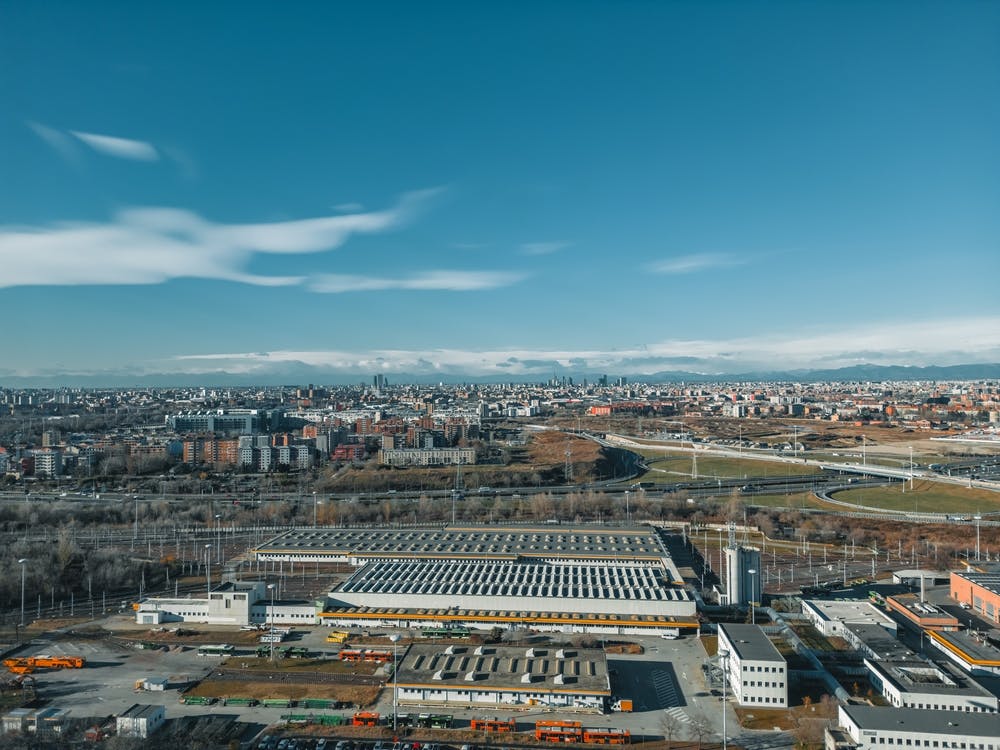 Poster Città Milano Italia