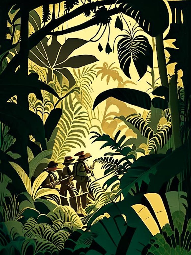 Jungle Adventures 3 Rousseau Inspired