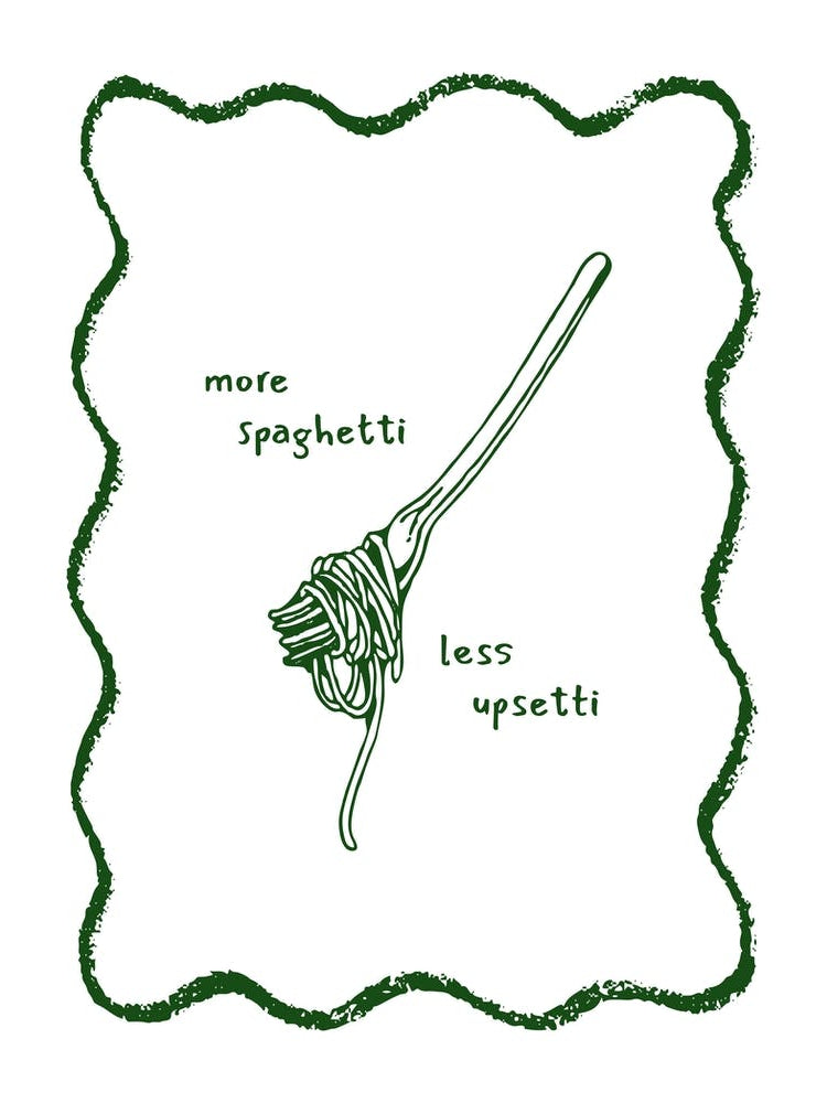 Green More Spaghetti Less Upsetti Pasta