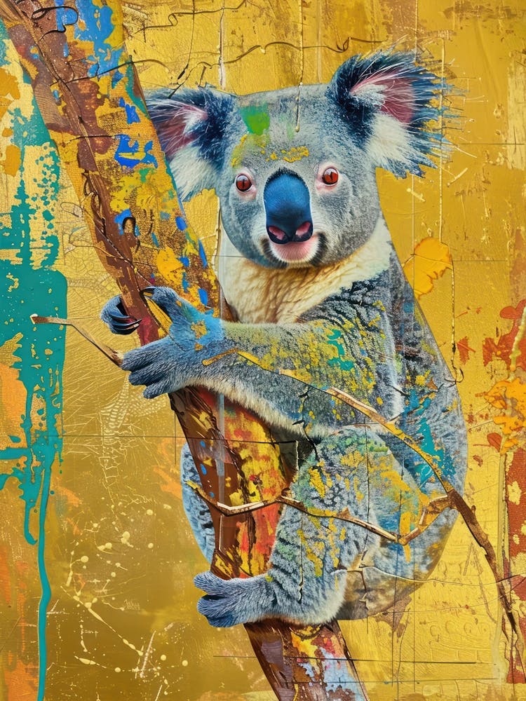 Koala Gold Effect Collage 2