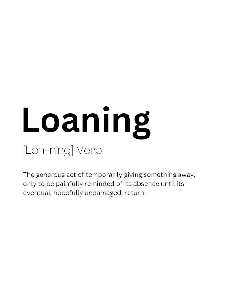 Loaning Definition Meaning