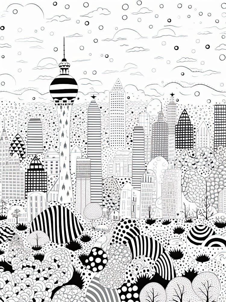 Shanghai, Illustration In The Style Of Pop Art 4