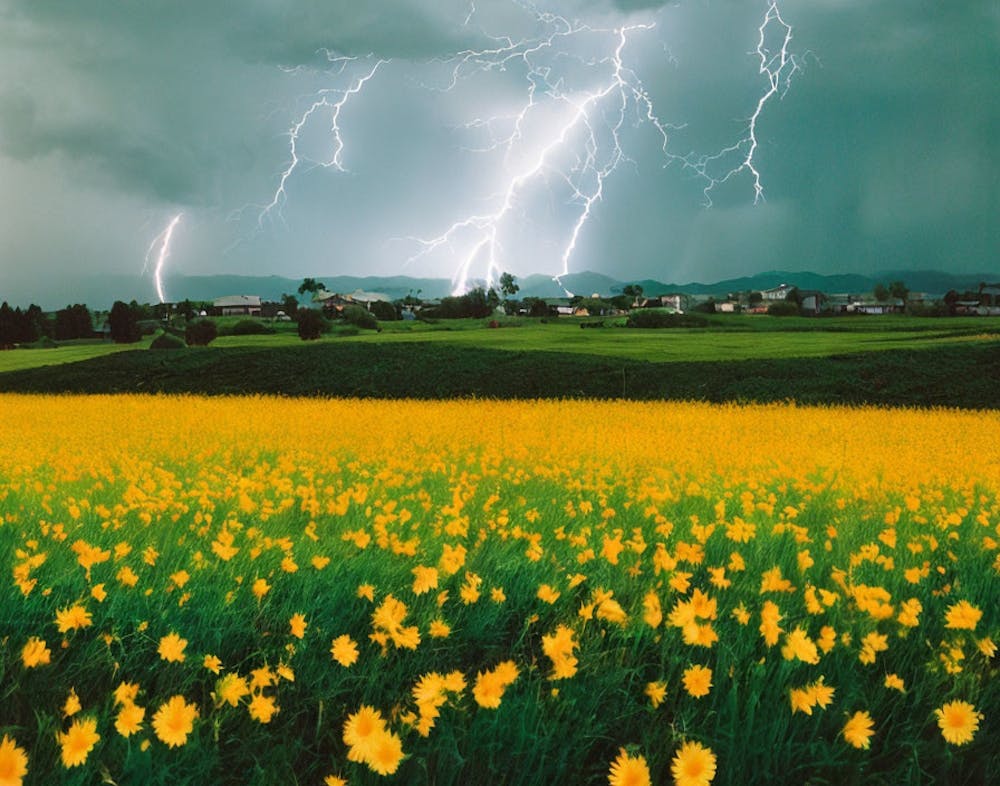Lightning In The Field