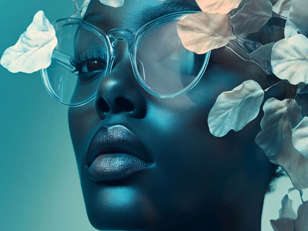 Portrait Of A Woman With Glasses