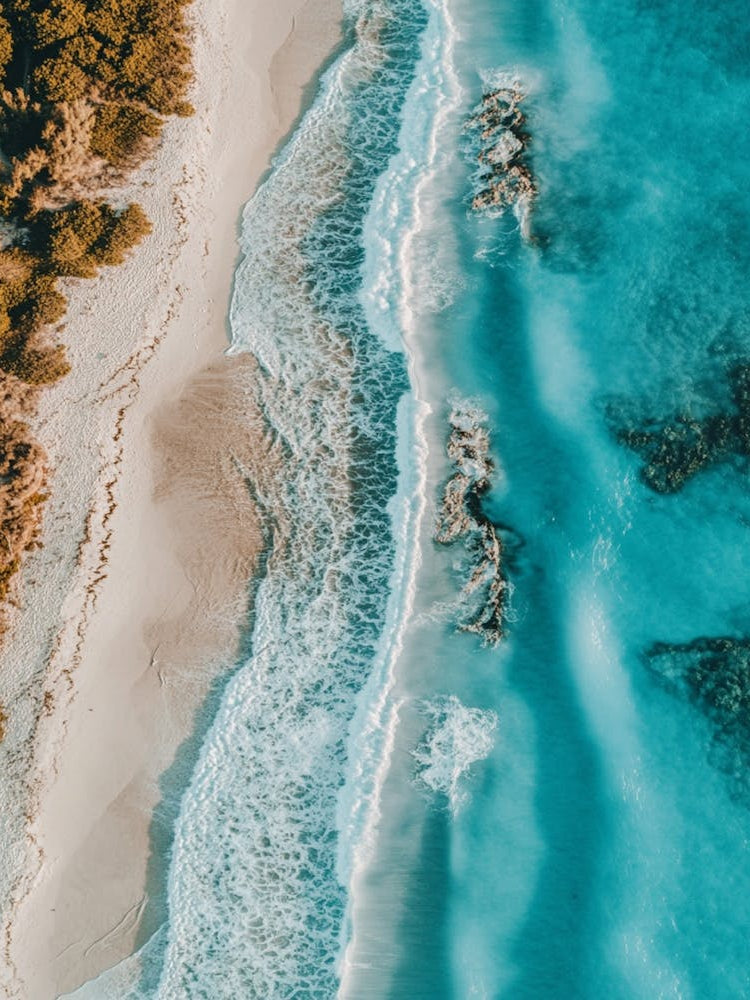 Aerial View Of A Beach 115