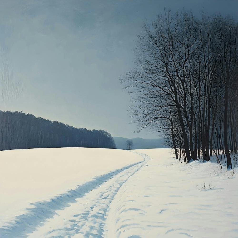 Minimal Winter Scene 5