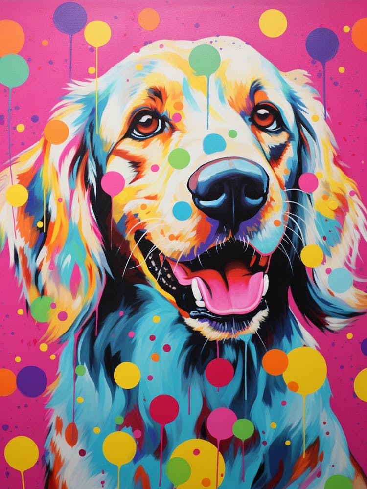 Pop Art Golden Retriever 3