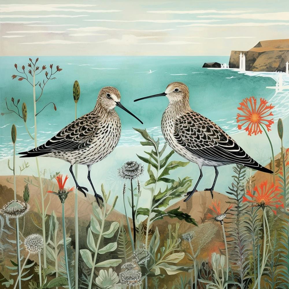 Bird In Nature Dunlin 4