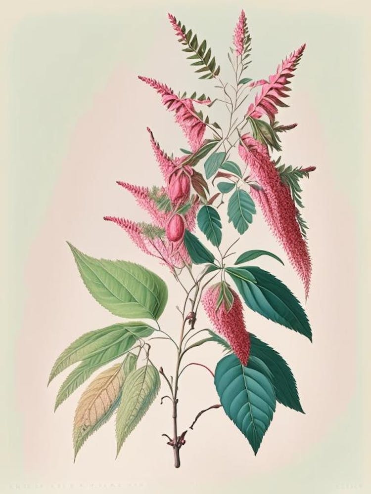 Poison Sumac Vintage Pastel 1