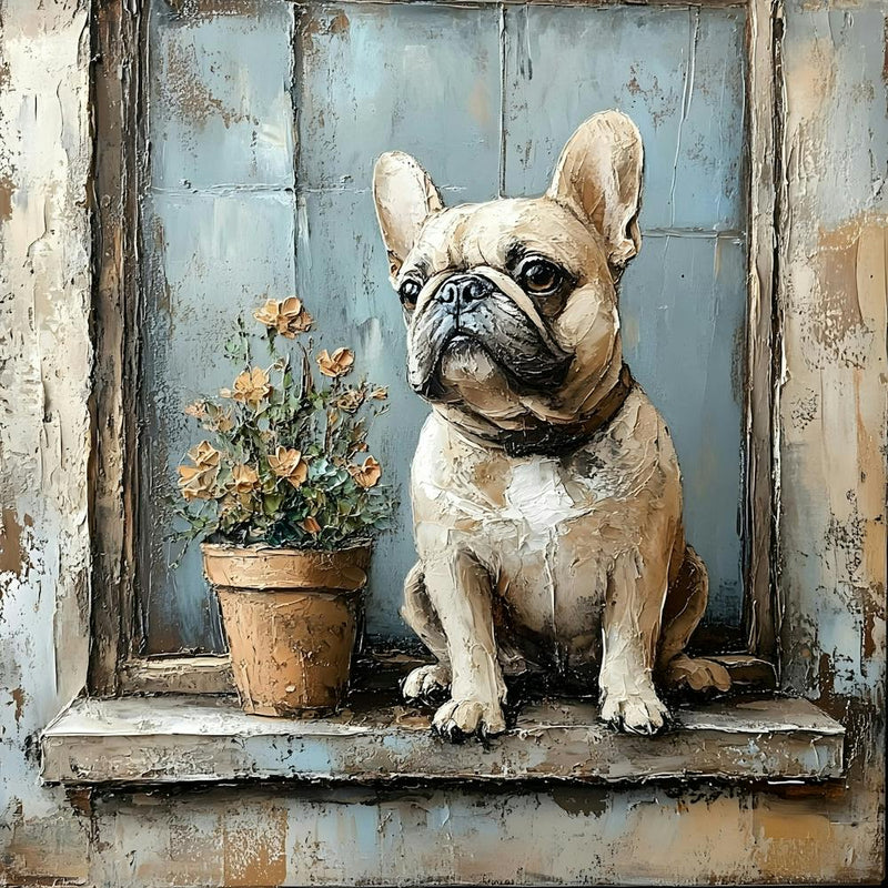 Pug In Window 2
