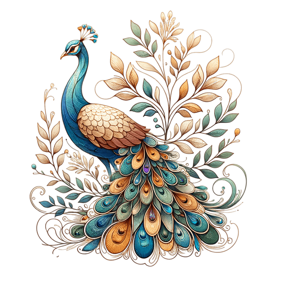 Peacock Bird Nature Animal