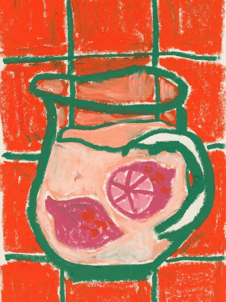 Jug Of Lemonade, orange