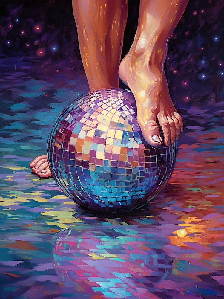Bare Feet Disco Ball 2