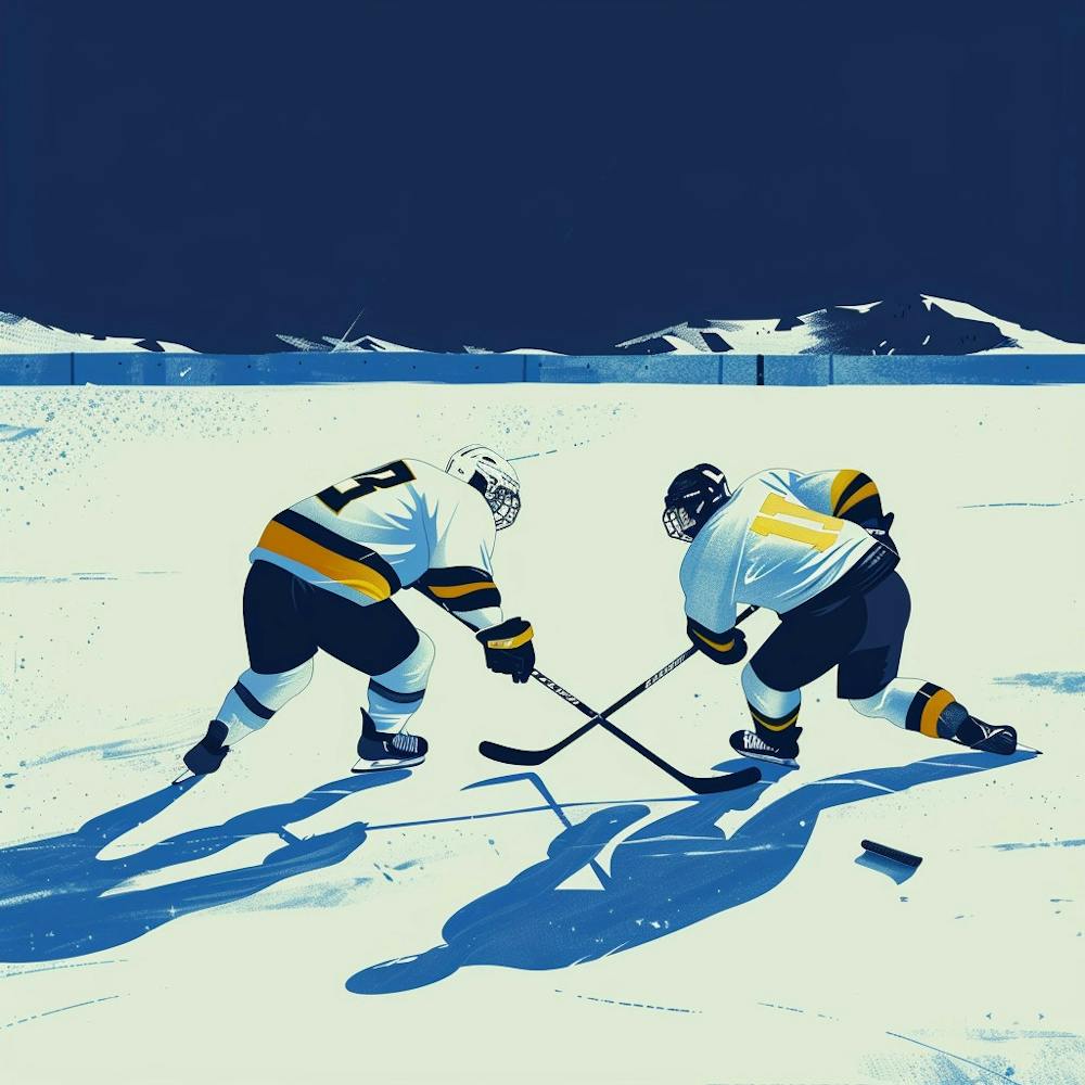 A Ice Hockey Match Minimal Illustration 1718700936 3