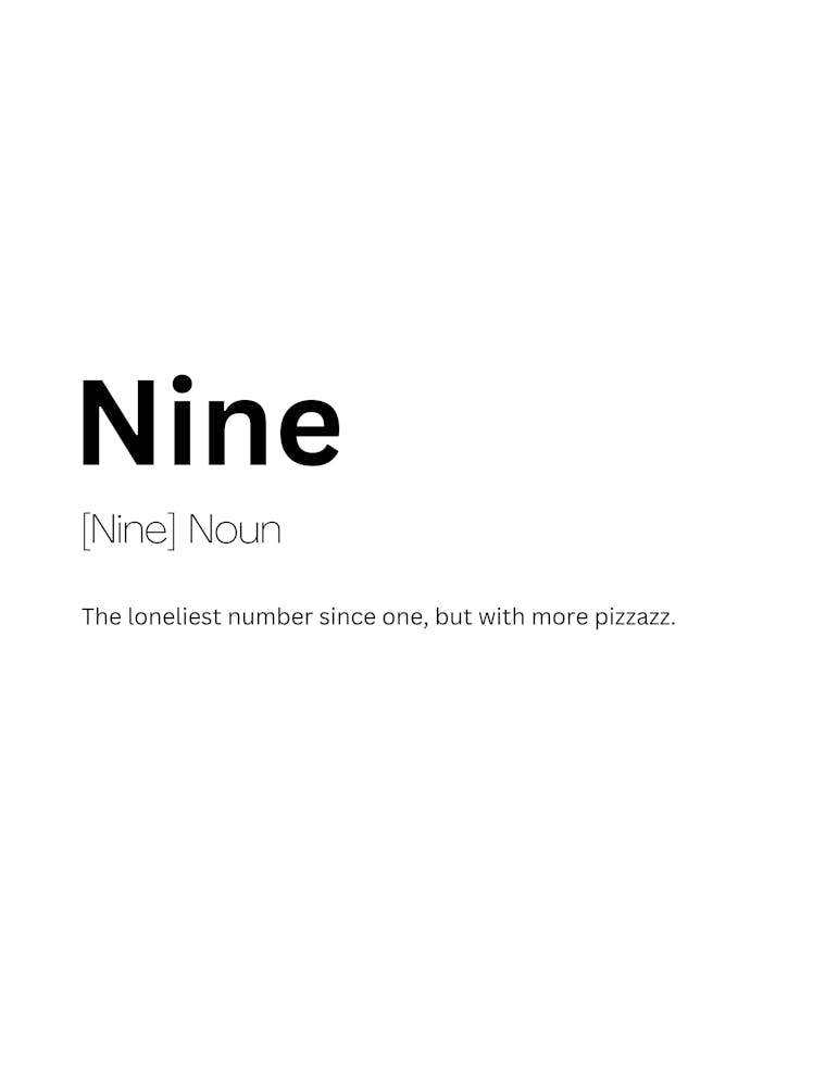 Neuf - Définition