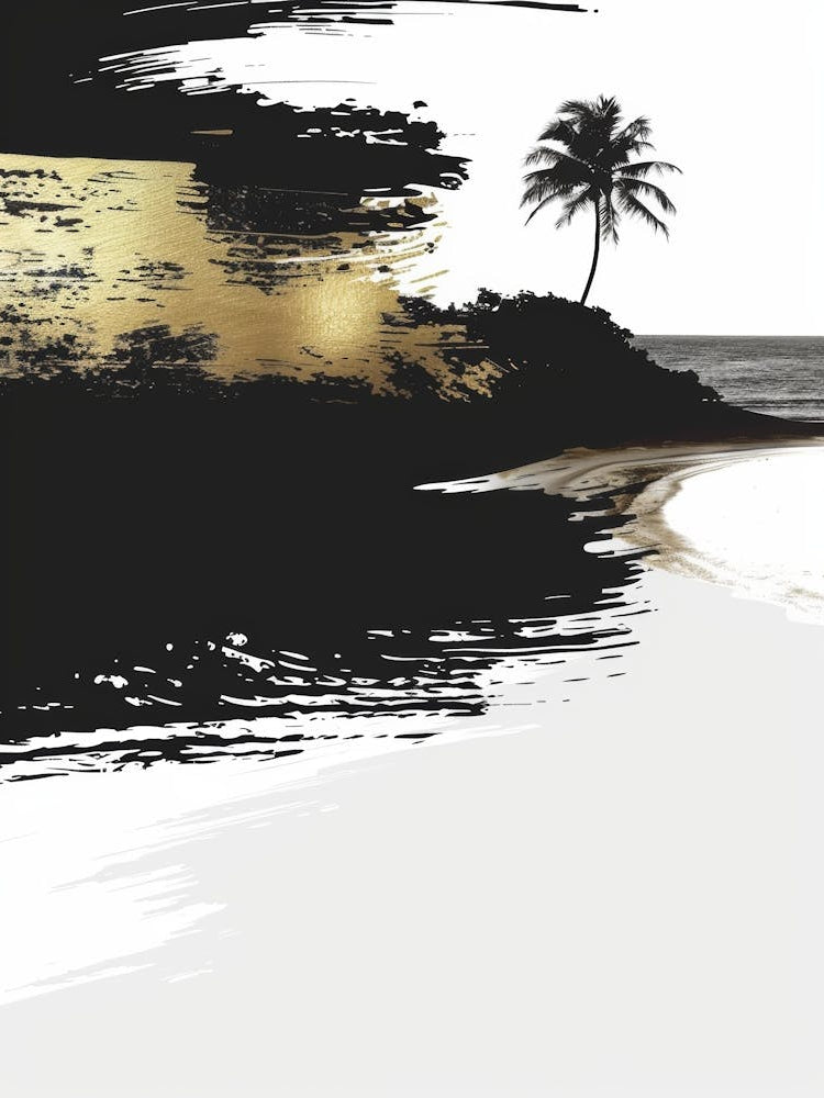 Black And White Painting 7