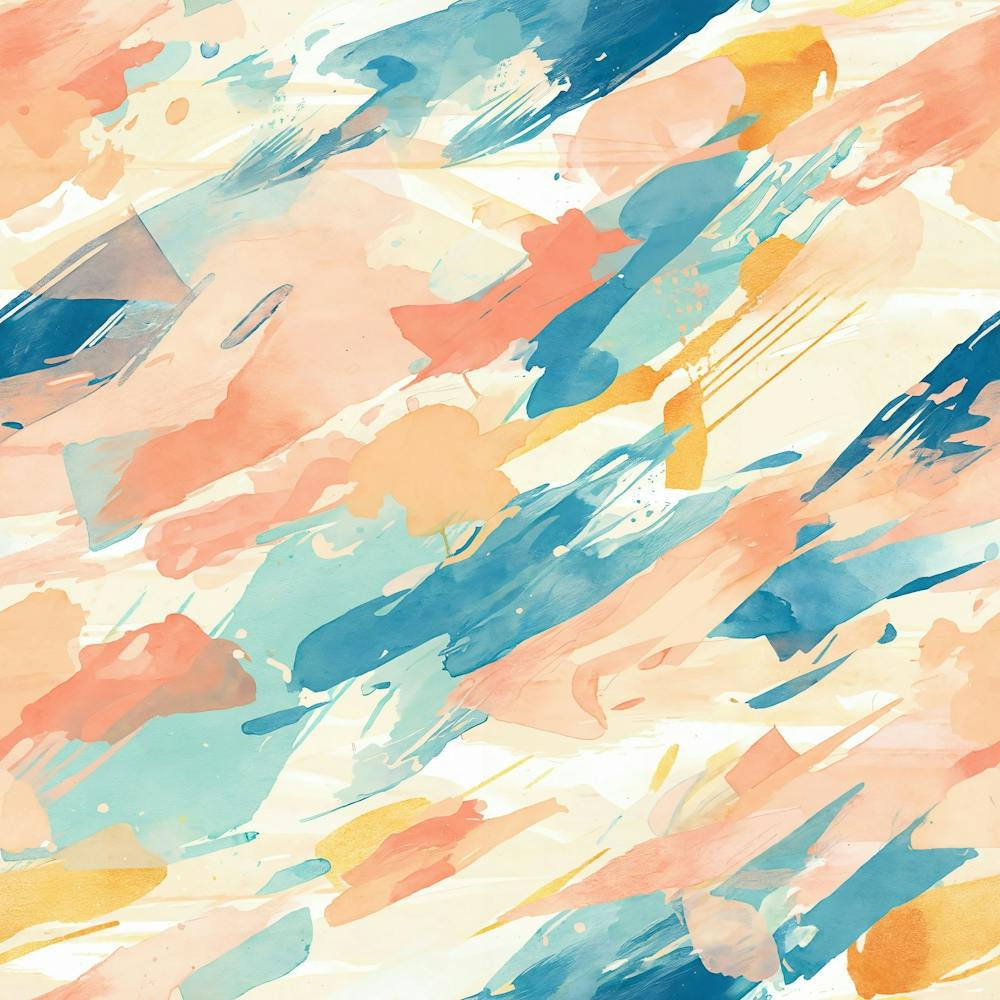 Abstract Watercolor Painting