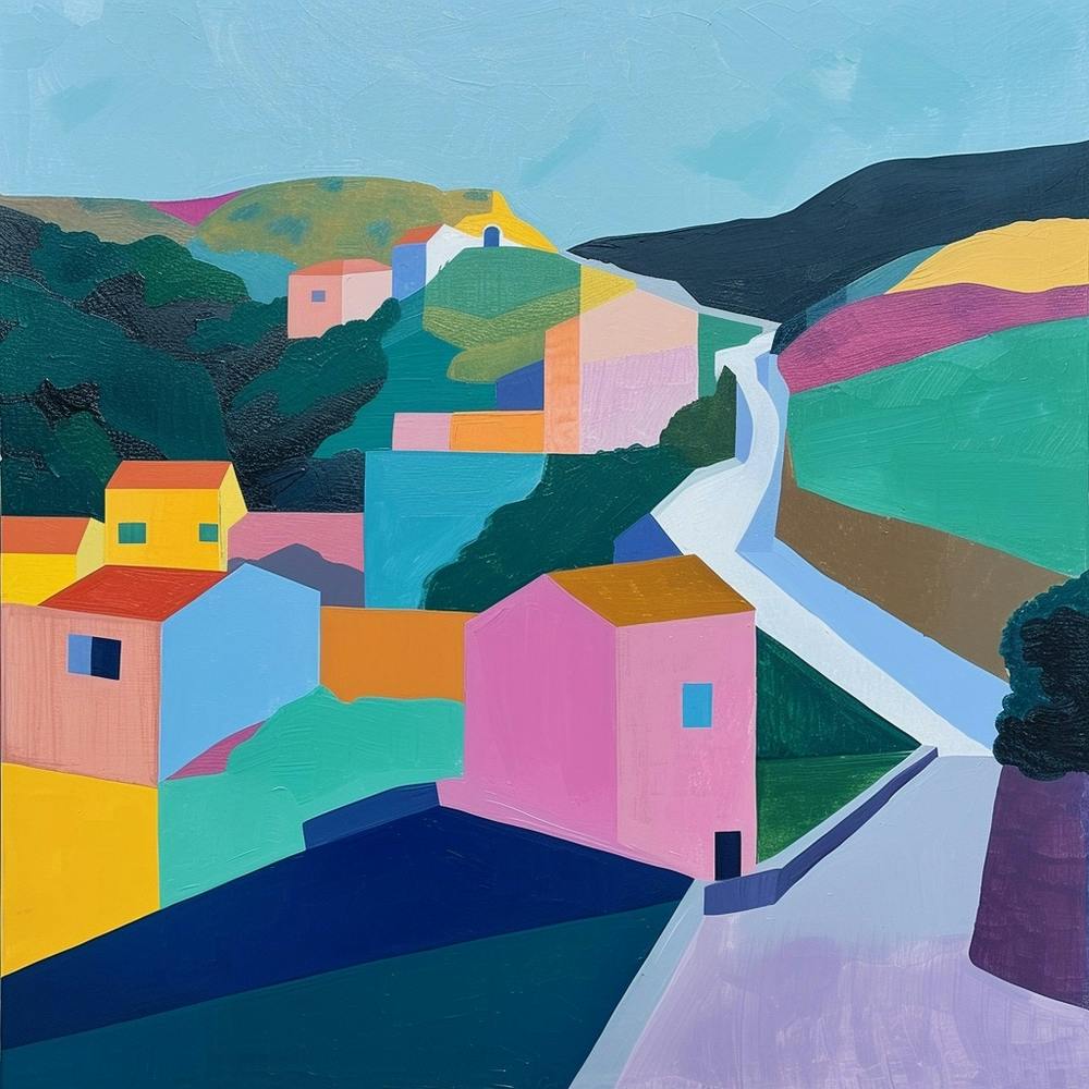 Abstract Travel Collection Lisbon Portugal 4