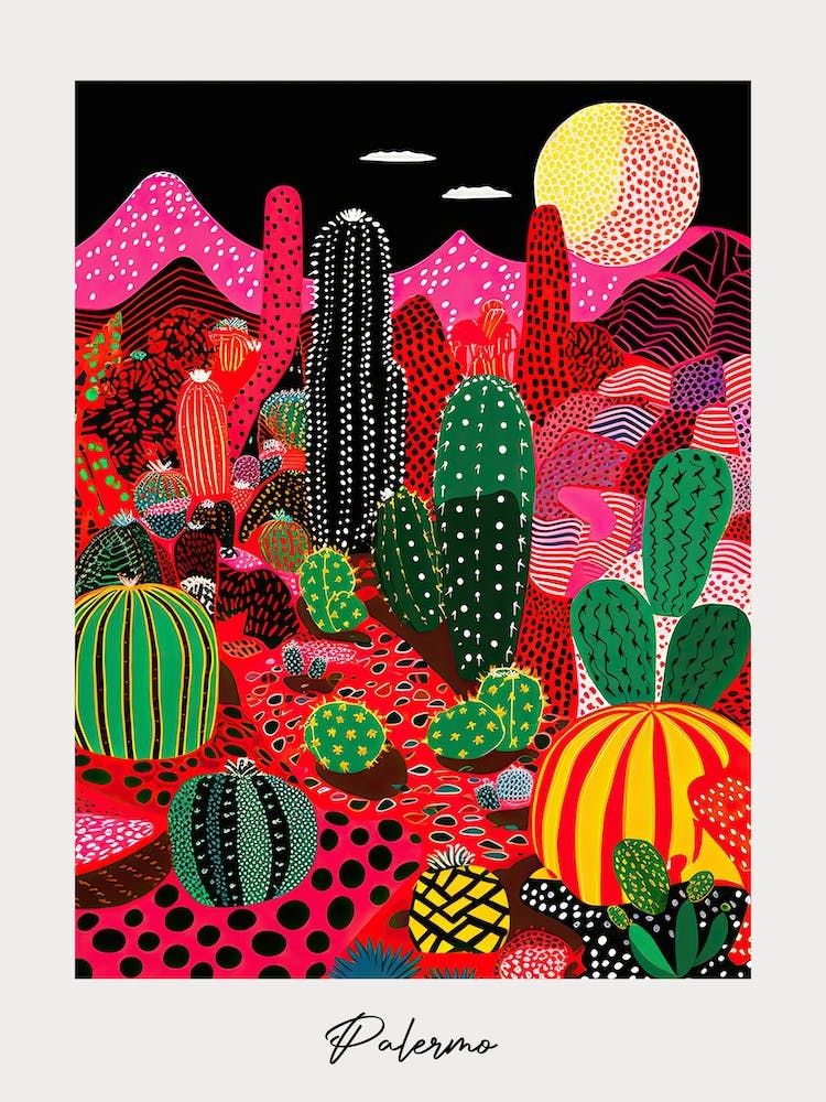 Poster Of Palermo, Italy, Illustration In The Style Of Pop Art 3