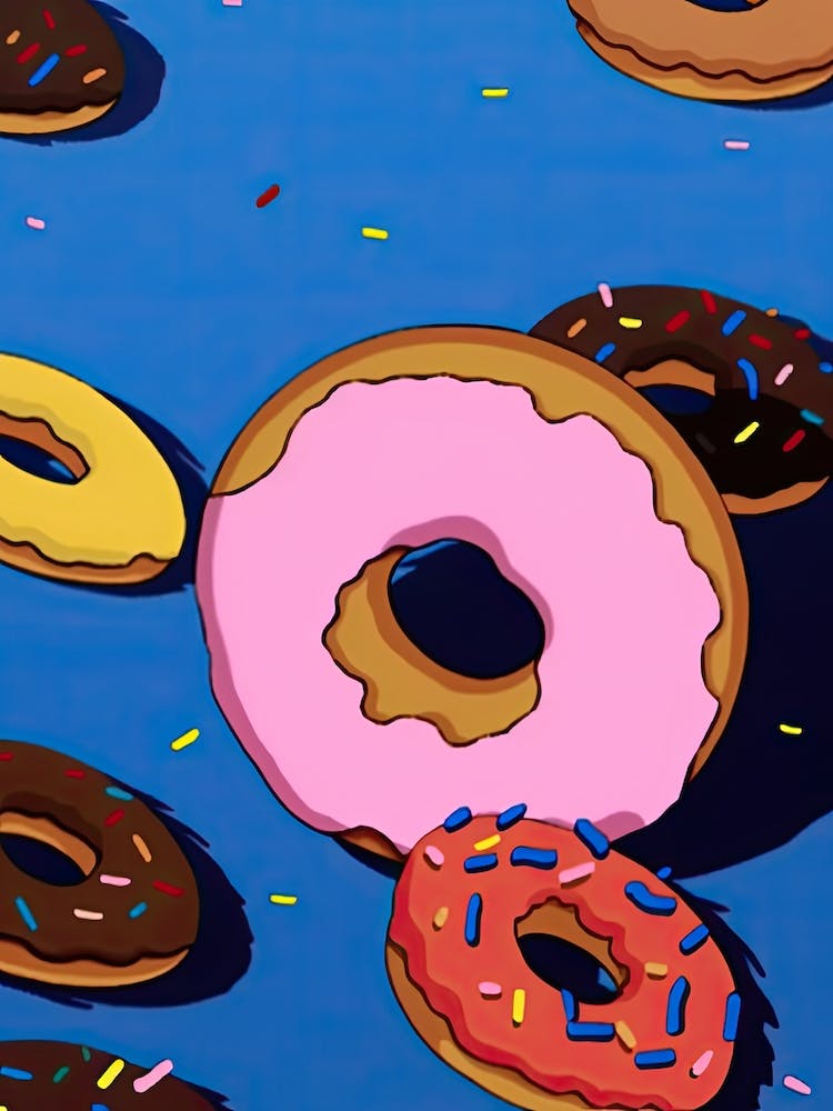 Classic Donuts Illustration 1