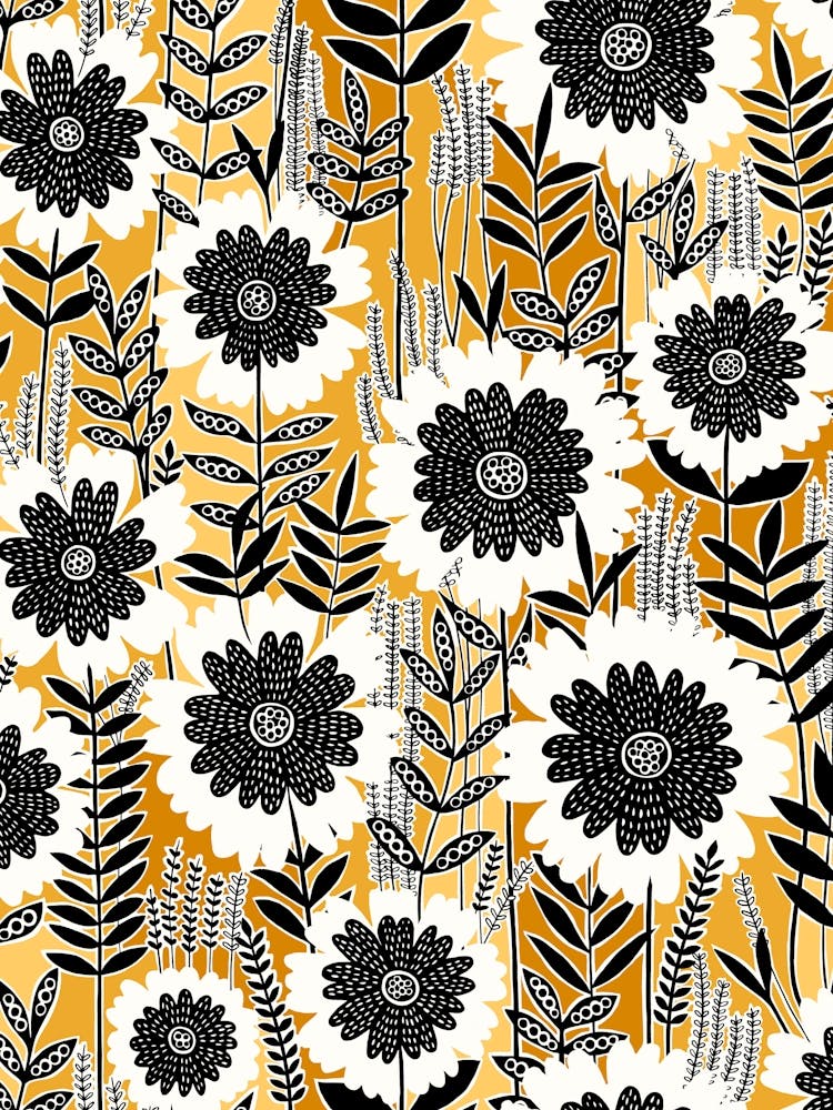 Retro Garden - Gold