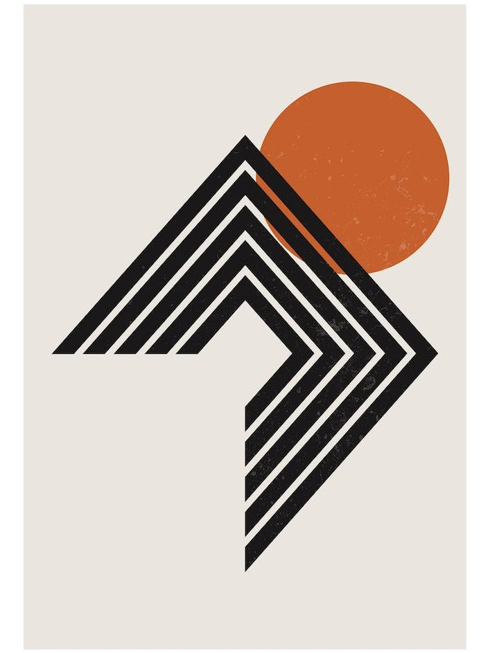 Abstract Geometric Rainbow One