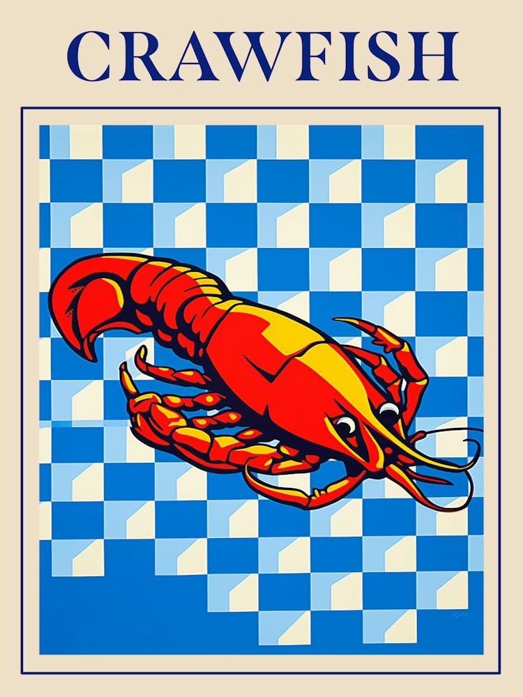 Crawfish Seafood Poster