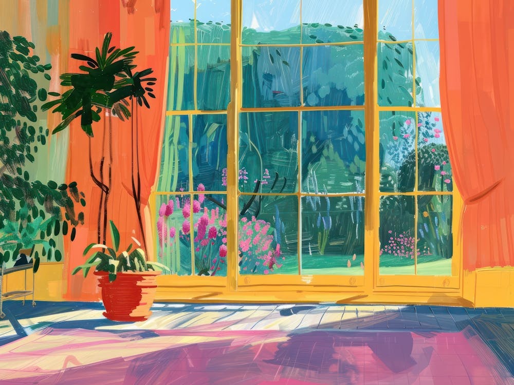 Victoria From The Window View Painting 1