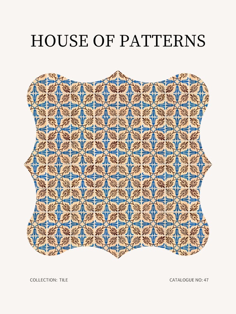 Tile Pattern Poster 48
